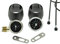 Set Tacho Drehzahlmesser Hüllen Halterung passend für Simson S50 S51 6V