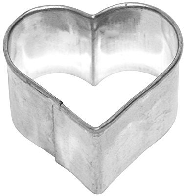 Birkmann 1010710210 Mini Emporte-pièce en forme de cœur en plastique Gris 2,5 cm 5 x 3 x 2 cm