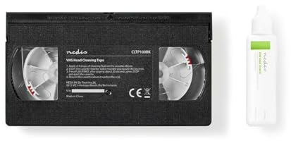 Ex-Pro Ruban adhésif de nettoyage VHS avec liquide