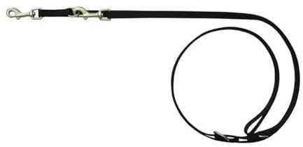 Wolters Führleine Professional Schwarz S-XL - Hundeführleine Hunde Nylonführleine