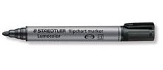 Lumocolor Flipchart marker mit Rundspitze 2mm schwarz(Liefermenge=3)