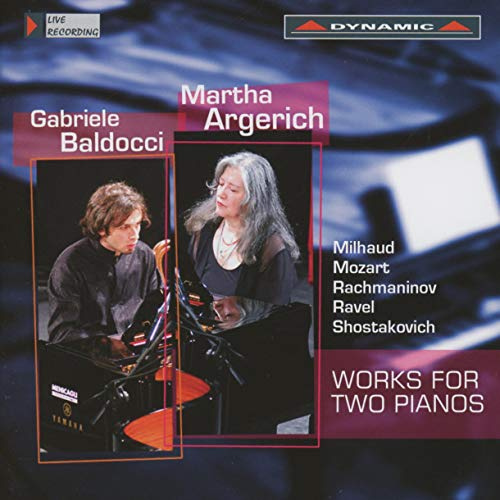 Baldocci & Argerich Play Works for Two Pianos