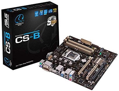 Asus CS-B Motherboard (Socket 1150, Micro ATX, 4x DDR3, PC-1600, USB 3.0, SATA3)