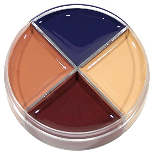 Professionelle Theater-Schminke für Wunden - Horror Make-Up Set Creme Schminkdose 4 Farben - Halloween Karneval Motto-Party