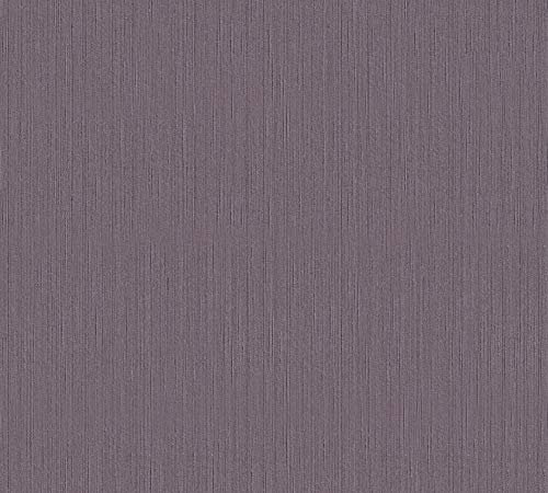 Architects Paper A.S. Création Textiltapete Tessuto Tapete Uni 10,05 m x 0,53 m lila Made in Germany 965110 9651-10