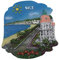 Nizza Frankreich 3D Kühlschrankmagnet Touristische Souvenirs Harz Magnetische Aufkleber Kühlschrankmagnet Home & Kitchen Dekoration aus China