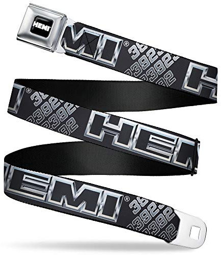 Buckle-Down Unisex-Erwachsene Sicherheitsgurt Hemi XL Gürtel, 1.5 Wide-Fits Pant Size 32-52