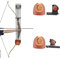ZSHJG Recurve Bogen Pfeilköcher Pfeilhalter für Jagdpfeile Leder Bogenköcher Detachable Quiver Schnellverschluss Halterung für Bogensport Zubehör