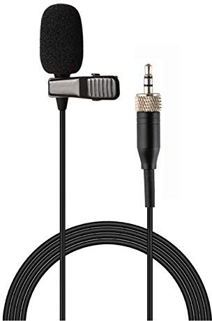 Sujeetec Lavalier Microphone Lapel Microphone Compatible with Sennheiser Wireless Transmitter - Unidirectional Condenser Mic – 3.5mm Screw Lock Plug