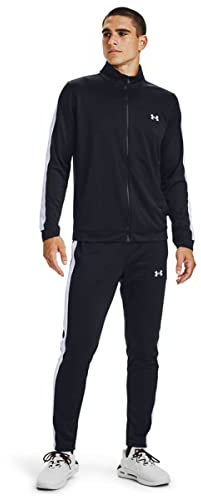 Under Armour Herren Strick Dochting Trainingsanzug - Schwarz/Weiß - XXXL