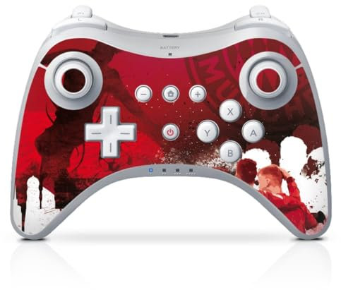 DeinDesign Skin kompatibel mit Nintendo Wii U Pro Controller Folie Sticker FCB Mia San Mia FC Bayern München