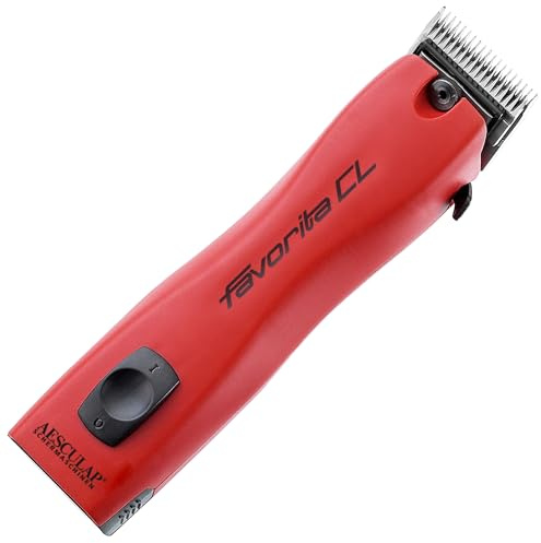 Kerbl GT206 Aesculap Favorita CL Akkuschermaschine, Rot, 6 Stück