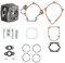 Zylinder Kolben Dichtungssatz, 47mm Motor Zylinder Kit Kolbendichtung Stift Ring Set für 80ccm Motorisiertes Fahrrad