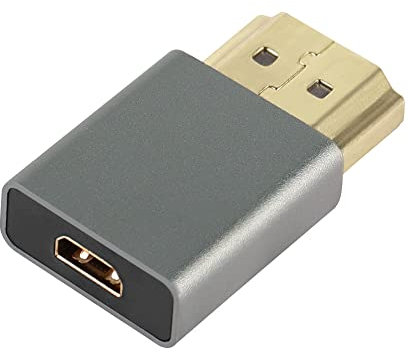 QIANRENON Micro HDMI vers HDMI Convertisseur Adaptateur Plaqué Or HDMI Mâle vers Micro HDMI Femelle Extender Adaptateur 4K 3D @ 60Hz