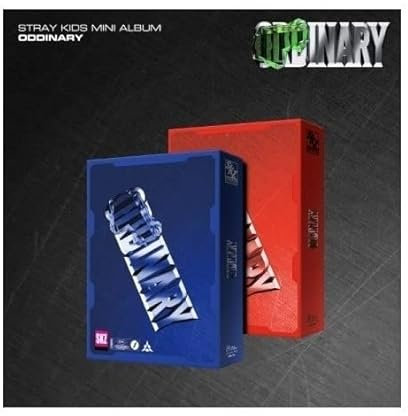 JYP STRAY KIDS - ODDINARY [Standard ver.] Album+Extra Photocards Set (Random ver., No Pre-order Benefit), (JYPK1354)