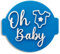Baby Shower Embosser Stamp for Fondant, Icing, Cupcake, Cake, Biscuits, Decoration (Pattern 1)