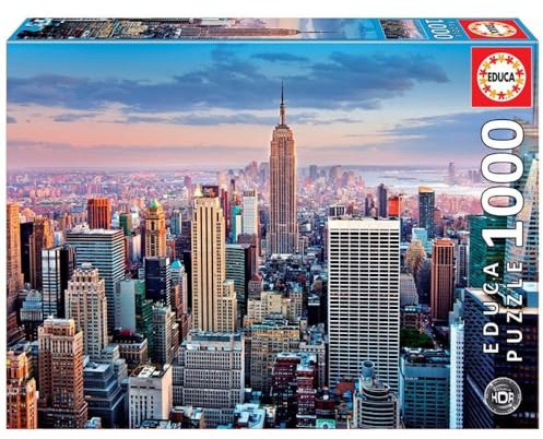 EDUCA Borras Does Not Apply Puzzle Manhattan Nueva York 1000pzs, 14811, Mehrfarbig, Einheitsgröße