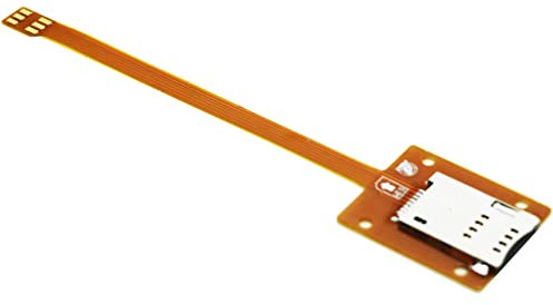 Sintech Nano-SIM-Karte, Stecker auf Standard-UIM-SIM-Buchse, Verlängerung flach, FPC-Kabel, 15 cm, kompatibel mit iPhone 5–11