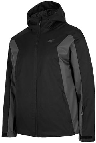 4F Herren Skijacke Kumn002 Jeans, tiefschwarz, 41-44.5