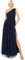 Anaya with Love Women's Womens Ladies Maxi One Cold Shoulder Slit Split Sleeveless Prom Wedding Guest Bridesmaid Dress, Navy Blue, 16 UK