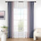 MIULEE Tende Voile Trasparenti Sfumato per Soggiorno Camera da Letto Bagno Cucina Camera da Tenda Finestra Balcone Casa con 2 Pannelli 140X260CM Viola