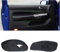JEZOE Garniture d'autocollant de Couverture de Panneau d'accoudoir Avant de Voiture en Cuir Souple, adapté pour VW Golf 4 MK4 Bora Jetta 1999-2005 3 Portes