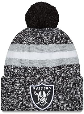 New Era Las Vegas Raiders NFL 2023 Sideline Sport Knit OTC Black Beanie - One-Size