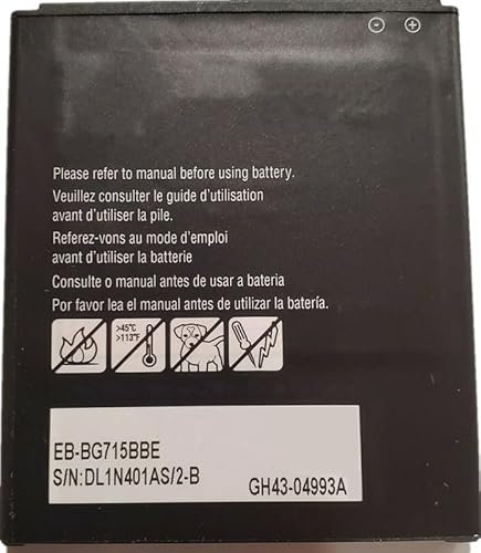GZXQBHBATT Generic Ersatz Akku Kompatibel mit EB-BG715BBE Galaxy Xcover Pro G715F SM-G715 SM-G715U SM-G715FN/DS 1ICP6/62/69 GH43-04993A 3.85V,4050mAh