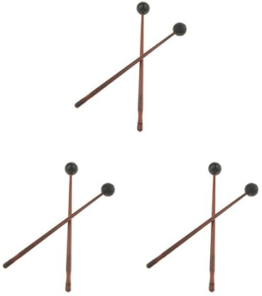3 Set 1 Paar Tongue Drum Handpan Sticks Lotus Drum Hand Drum Glockenspiel Schlägel