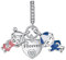 Annmors Ciondolo Argento Sterling 925 Charm Bead Compatibile Bracciale Collane Forever Love Boy Girls Perline zirconi 5A Natale,San Valentino,festa della mamma,ciondoli regalo per donne e ragazze