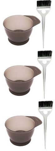 POPETPOP 6pezzi Ciotole Per Tinture e Pennello Per Colorazione Kit Professionale Per Hair Dye Accessori Riutilizzabili Resistente Senza Disordine e Facili Da Pulire