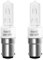 Paquete de 2 Bombilla Halógena B15d 150W 230V Regulable, Blanco Cálido 2700K, 2870LM, Bombilla Bayoneta Maquina de Coser, para Lámpara de Techo, Lámpara de Pared, lámparas de escritorio