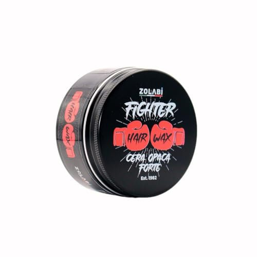 Zolabi Fighter Hair Wax – Haarwachs für Herren, matt, stark, professionelle Fixierpaste mit langanhaltender Formel – Salbe mit Parfüm Cool Man – Matte Pomade Made in Italy