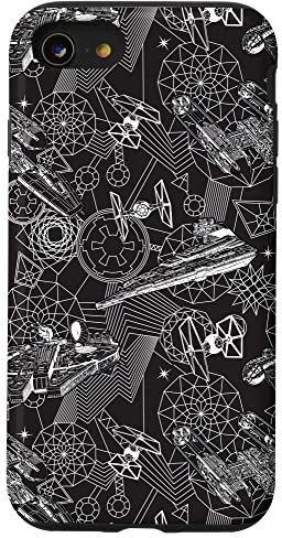 iPhone SE (2020) / 7 / 8 Star Wars Vehicles Geometric Galaxy Case
