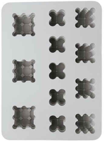 Rayher Silikon Gießform Bubble Kerzen, 24,4 x 18 x 5 cm, 12 Formen, 3 unterschiedliche Größen, Silikonform Kerze, 3D Bubble Kerzenform, Gießform Kerzen, 36163000