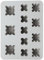 Rayher Silikon Gießform Bubble Kerzen, 24,4 x 18 x 5 cm, 12 Formen, 3 unterschiedliche Größen, Silikonform Kerze, 3D Bubble Kerzenform, Gießform Kerzen, 36163000