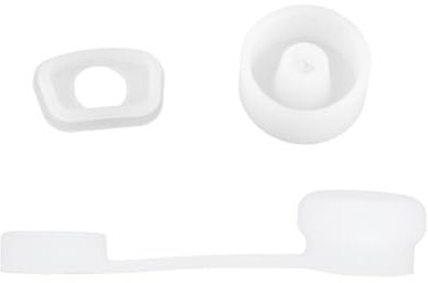GroveEss 3PCS Silicone Spill Proof Stopper Set,Reusable Round Spill Stopper Square Spill Plug Straw Cover,Leak Stopper Tumbler Accessory for Stanley Cups