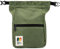 Oso Supply Co Kulshan Bouldereimer, große Kreide-Tasche zum Klettern, Kreidetopf mit magnetischem Roll-Down-Verschluss, Bürstenschlaufe, Reißverschlusstaschen für Kletterer, Gewichtheben (Olivgrün)