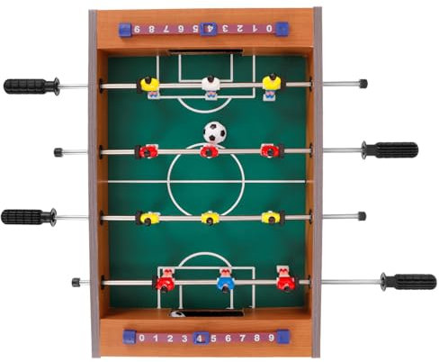 BESPORTBLE 1 Satz Kickermaschine Tischfußballspiel Mini Tischkicker Interaktives Fußballspiel Kickertisch Kreatives Fußballspiel Spieltische Tragbarer Tischfußball Hallenfußball Hölzern