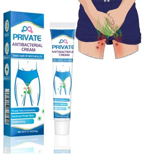 Antibacterial & Itching Relief Cream for Private Parts, Soothing External Cream for Relieve Itching, Antifungal Cream to Quickly Relieve Itching & Eliminate Odor, Gentle for Women & Men (1Pcs)
