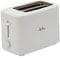 JATA JETT1048 Grille-pain 2 fentes extra larges, 6 niveaux de grillage, couvercle de protection, bac ramasse-miettes, centrage automatique du pain, 750 W, nettoyage facile, arrêt automatique