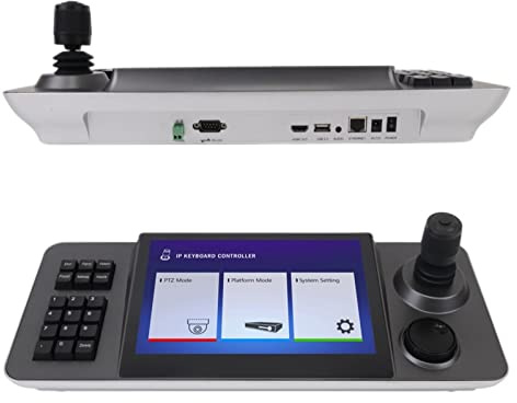 HPHPH 4D LCD Display 11,6 Zoll Switcher Mixer Tastatur HD Bildschirm Kamera Studio Bühne 8 Kanäle Videosteuerung for Live-Streaming für Laptop, Fernseher, Projektor, HDTV-Display
