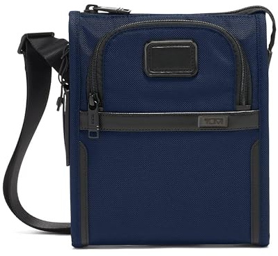 TUMI - Alpha Pocket Bag - Kleine Reise Crossbody Bag - Umhängetasche für Damen & Herren, Marineblau, Einheitsgröße