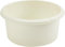 Aurora - WF Small Plastic Round Washing Up Bowl Kitchen Sink, Basin Mixing (Cream)