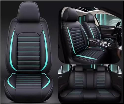 DohkHgg Autositzbezüge, passend für Opel Meriva Mokka Monaro/Omega/Omega Caravan/Signum/Tigra/Tigra TwinTop, wasserdicht und rutschfest, komplettes Set von Sitzbezügen, Grün