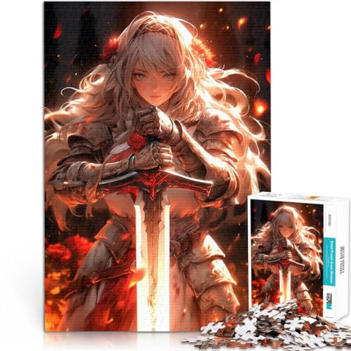 1000 Teenager-Teile-Puzzle Schwierig und herausfordernd Schwertjungferntöter mit vollständig ineinander greifenden, zufällig geformten Teilen52x38cm