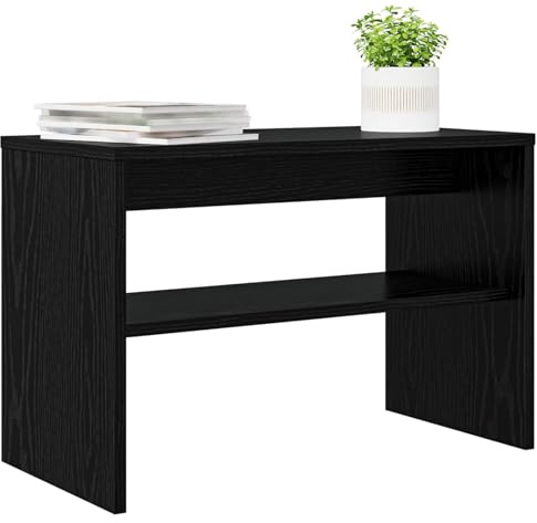 vidaXL TV-Schränk 60 x 30 x 40 cm Schwarz Eichen-Optik Holzwerkstoff