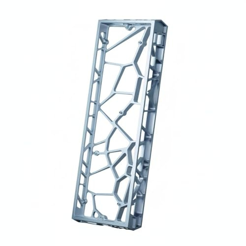 KiBcsLic CNC Aluminum Keyboard Housing Sandblasted Texture 60% Keyboard for Enthusiasts, Blue