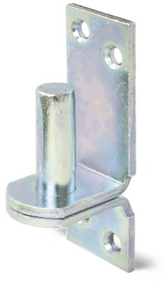 Alberts 311261 Gond sur platine | dans les modèles avec crochet DI ou DII | passivé | cote axe Ø16 mm | platine 115 x 40 mm