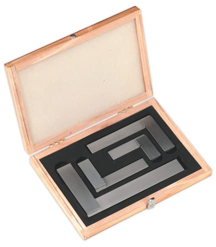 Sealey AK11000 4 Piece Precision Steel Square Set